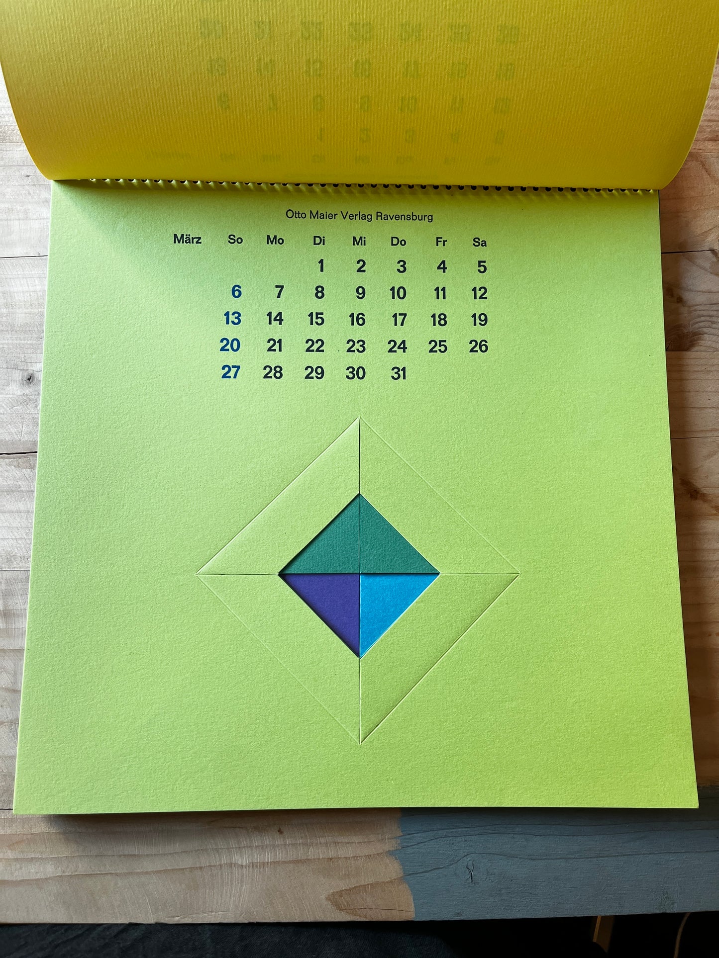 Toshihiro Katayama - Kalender 1960 - Otto Maier Verlag