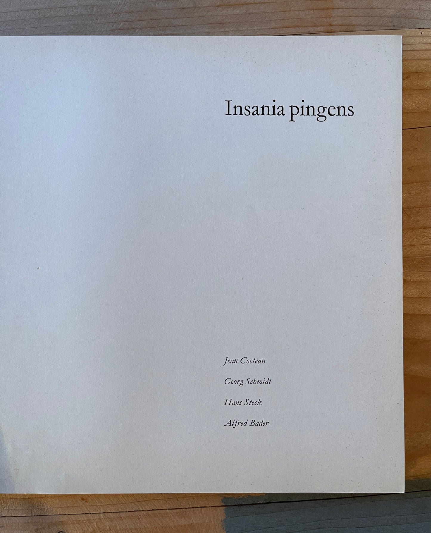 Insania Pingens