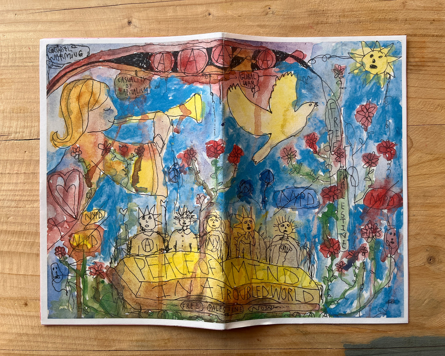 PEACE OF MIND IN A TROUBLED WORLD (Tape + Zine)