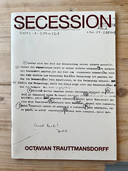 Octavian Trauttmansdorff - SECESSION